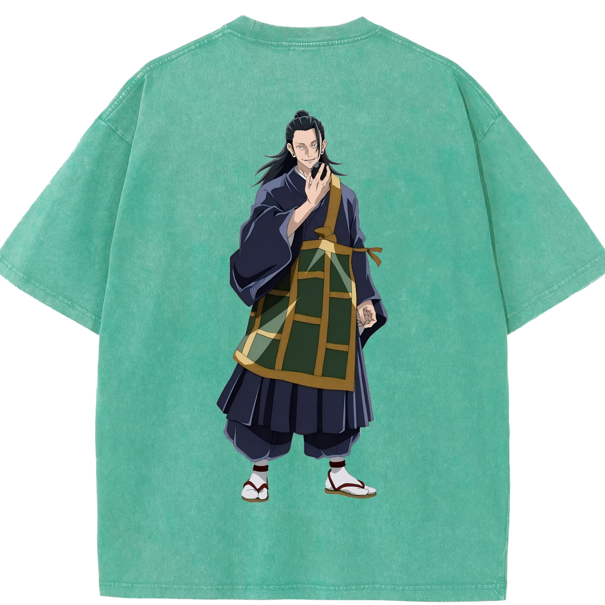 （画像用） 呪術廻戦 Jujutsu Kaisen 綿100% ヴィンテージ風 半袖Tシャツ（背面プリント）